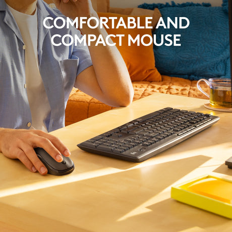 Logitech MK295 Stille drahtlose Tastatur und Mauskombination