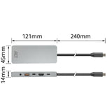 Act-Konnektivität USB-C 4K 8K 60Hz Dockingstation