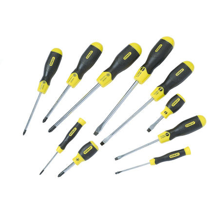 Stanley PushionGrip ScreverDriver Set 10-Piece (St PZ)