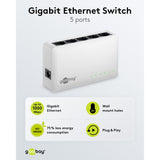 Goobay 5-poort gigabit ethernet switch (wit)