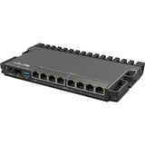 Mikrotik Hochleistungs-Router RB5009 (RB5009UPR+S+IN) (Schwarz, Marvell Armada 7040 CPU, PoE, SFP+)