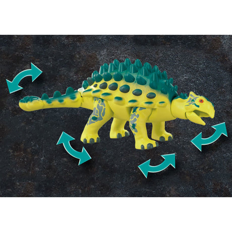 Playmobil Dino Rise - Saichania: Verteidigung der Kämpfer, Konstruktionsspielzeug (70626)