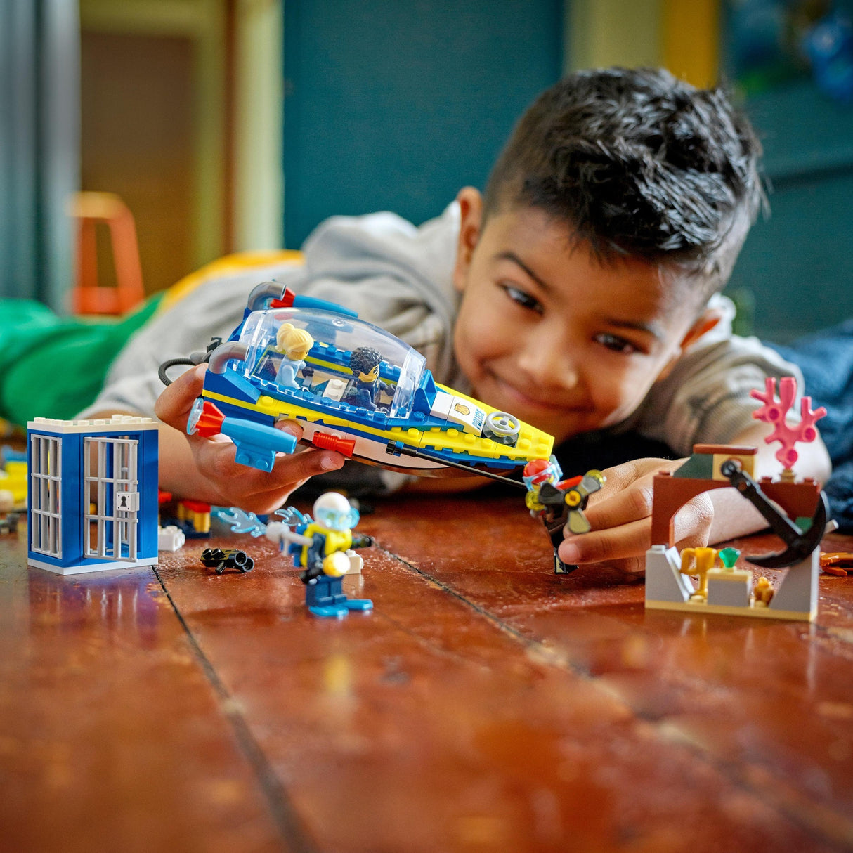 Lego City – Wasserpolizei-Detektivmissionen, Konstruktionsspielzeug (60355)