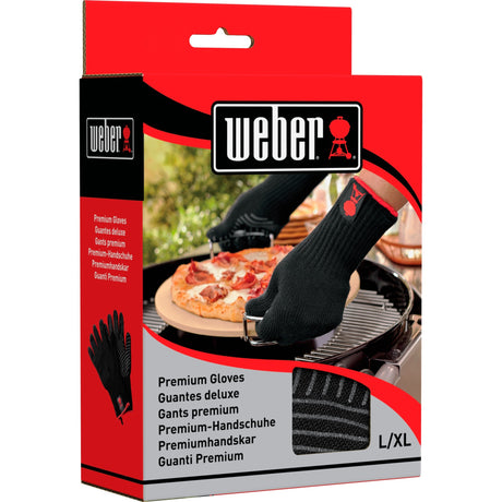 Weber Premium-Handschuhe (schwarz, Größe L XL)