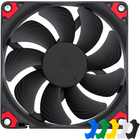 Noctua nf-a9x14 hs-pwm chromax.black Gehäuselüfter (schwarz, 92 x 92 x 14 mm)