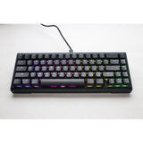 Ducky projectd tinker 65 met qmk via rgb mechanisch toetsenbord (zwart, us lay-out (qwerty), cherry mx brown, 65%, rgb leds, double-shot pbt, hot-swappable, gasket mount)