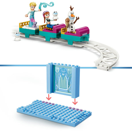 Lego Disney Princess 43281 Elsas Eisschloss und Schneefahrt