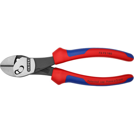 Knipex Twinforce Seitenschneider 7372180 Schneidzange (rot blau)
