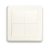 Shelly blu wall switch 4 + gira merten adapter schakelaar (wit, bluetooth 4.2)