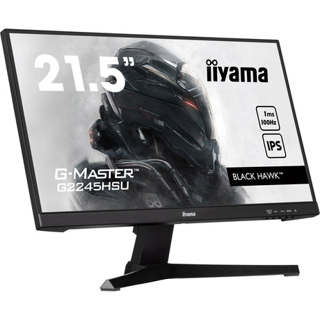 Iiyama G-Master Black Hawk G2245HSU-B2 22 Gaming-Monitor (Schwarz, HDMI, Display Port, 2x USB-A, USB-B)