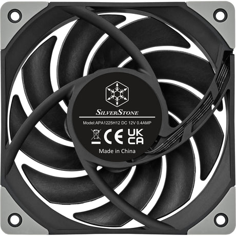Silverstone fhl120 case fan (zwart, 120 x 120 x 25 mm, pwm)