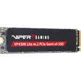 Patriot vp4300l1tbm28h viper vp4300 lite SSD, 1 TB, M.2 2280, PCIe Gen4 x4, 7400 MB/s, 800.000 Iops