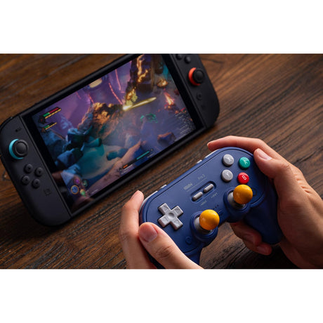 8bitdo pro 3 Bluetooth-Gamepad (lila weiß, Switch 1 2, PC, Android, 2,4 GHz Bluetooth USB)