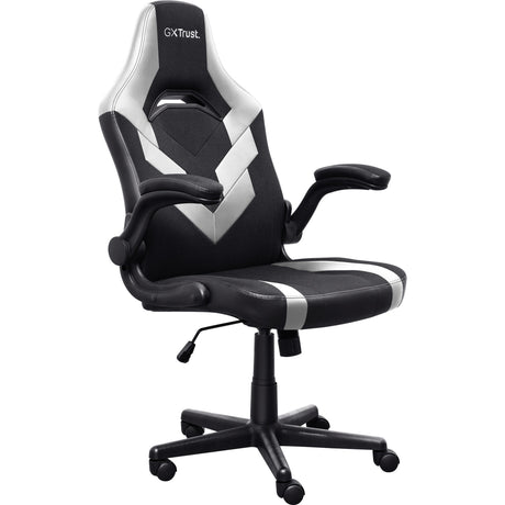 Trust GXT 703W Riye Gaming-Stuhl (schwarz und weiß)