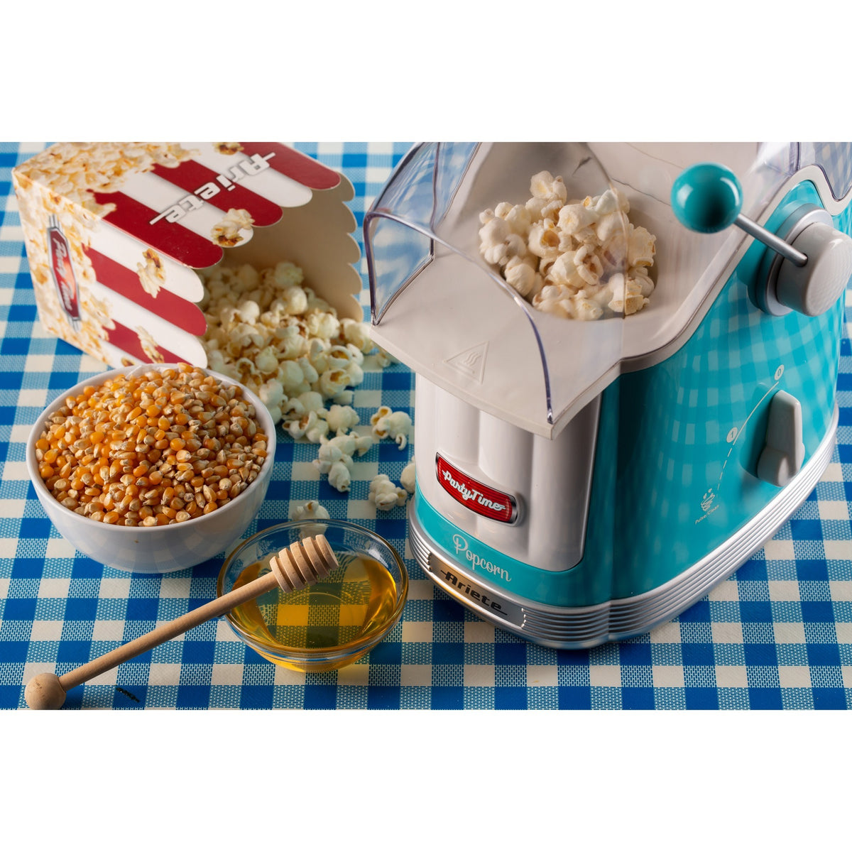 Ariete Party Time Popcornmaschine 2958 01 Popcornmaschine (hellblau)
