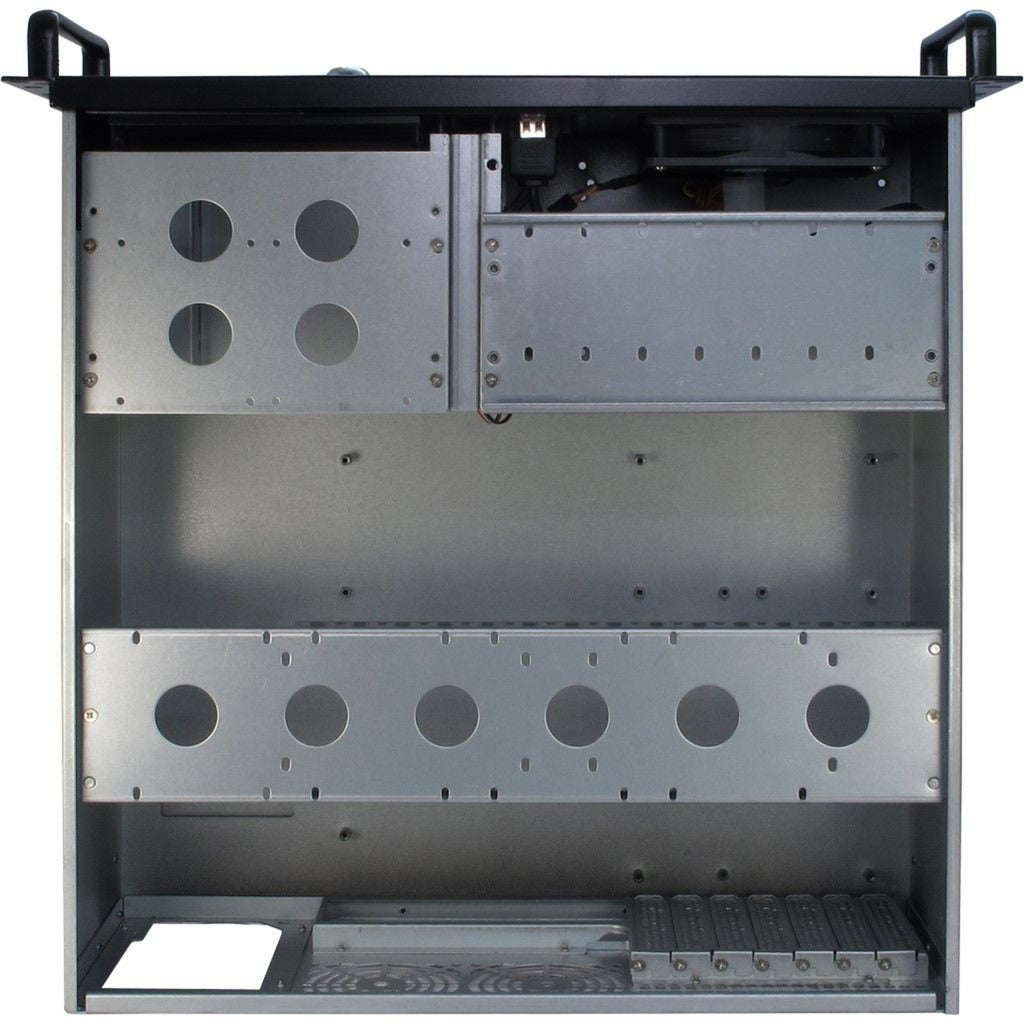 Inter-tech ipc 4088-s Rackgehäuse (schwarz | 2x USB-A)