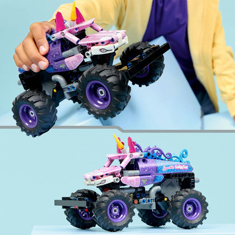 Lego Technic 42220 Monster Jam Sparkle Smash Zurückziehen