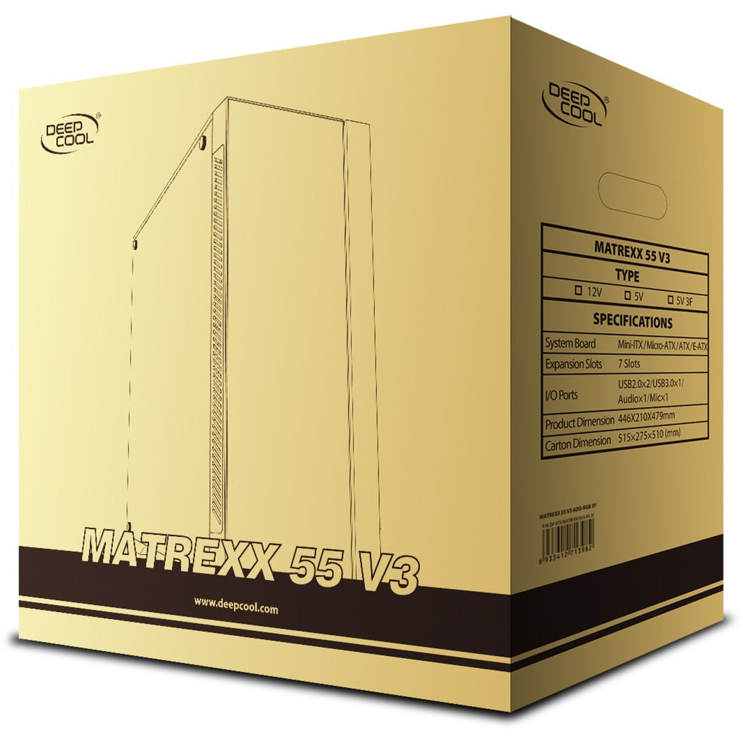 Deepcool DeepCool Matrexx 55 V3 Add-RGB 3f
