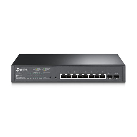 Tp-link Omada SG2210MP Jetstream 10-Port Gigabit Smart Switch (schwarz, 8x PoE+, 2x Gigabit SFP)