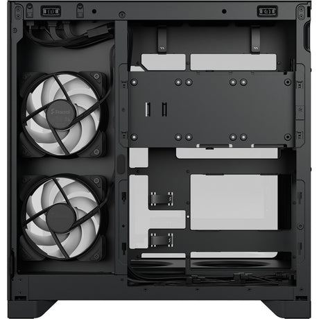 Fractal Design Pop 2 Vision RGB Midi-Tower-Gehäuse (schwarz | 1x USB-A | 1x USB-C | RGB | gehärtetes Glas)