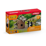 Schlich Wild Life spielt Freude mit der Note