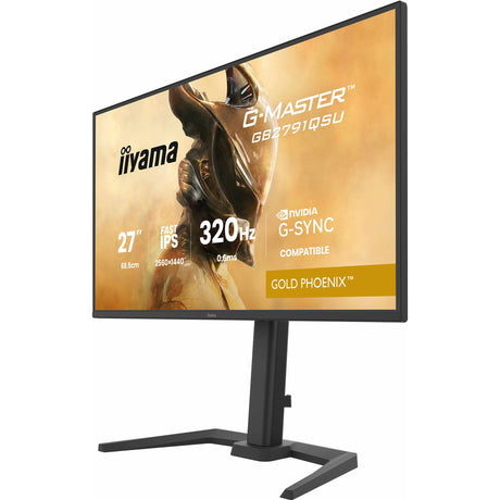 Iiyama g-master gold phoenix gb2791qsu-b1 27 gaming monitor (zwart (mat), 320 hz, hdmi, displayport, usb, audio)