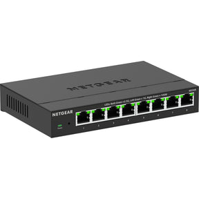 Netgear 8-Port 2,5G Multi-Gigabit-Ethernet-Unmanaged-Switch (schwarz, nicht verwaltet)