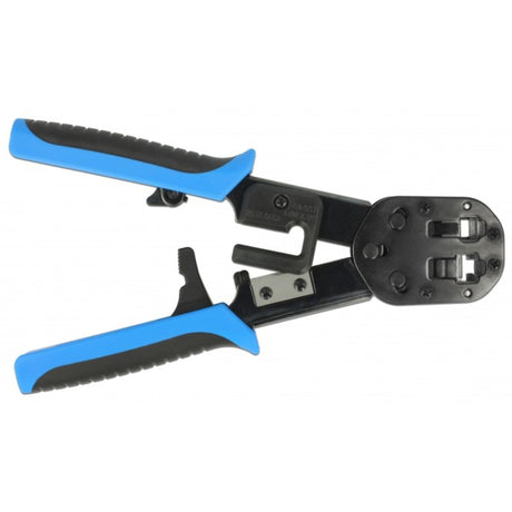 Delock RJ45 Crimp + Cut Set Crimpzange (schwarz blau)