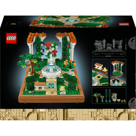 Lego Icons 10359 Garten mit Springbrunnen