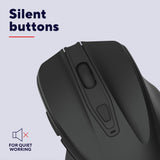 Trust Nito Silent Wireless Mouse (schwarz, 800–2.200 dpi)