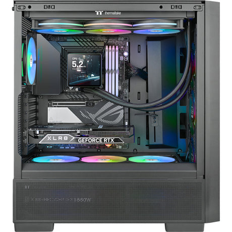 Thermaltake TH360 V3 Ultra ARGB Sync AIO Flüssigkeitskühler Wasserkühlung (Schwarz)