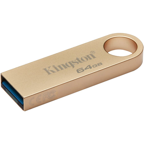 Kingston Data Traveler SE9 G3 64 GB USB-Stick (Gold, dtse9g3 64 GB, USB-A 3.2 (5 GBit s))