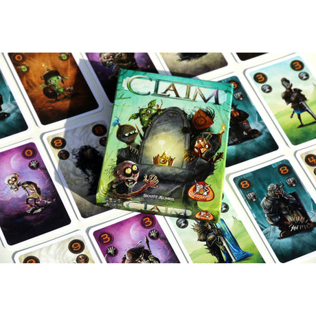 White Goblin Games Claim-Kartenspiel (Niederländisch, 2 Spieler, 25 Minuten, ab 10 Jahren)