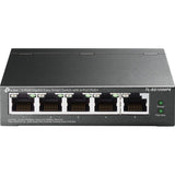 Tp-Link TL-SG105MPE 5-Port-Gigabit-Easy-Smart-Switch mit 4-Port-PoE+ (120 W PoE mit 30 W pro Port)