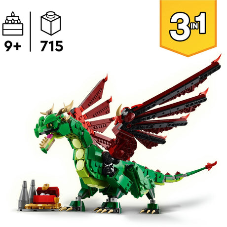 Lego Creator 3in1 mittelalterlicher Drache – 31161