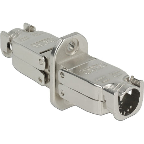 Delock Kupplung für Netzwerkkabel Cat.6a STP (Silber)