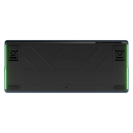 Ducky ok-m-75 rgb mechanisch toetsenbord (zwart, us lay-out (qwerty), ktt linear, 75%, rgb, hot-swap, pbt, 2.4 ghz | bluetooth | usb-c)