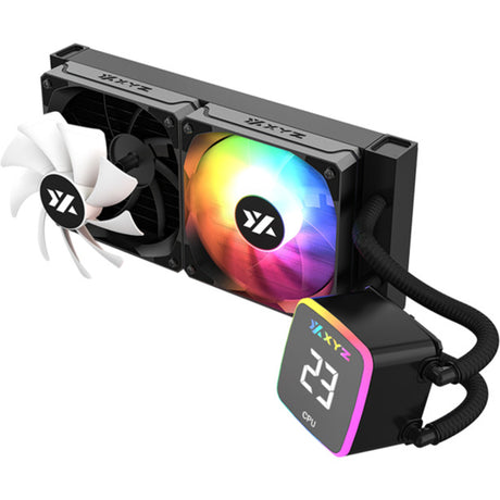 Xyz PC Gear Aquapulse AIO 240 Wasserkühlung (schwarz, argb, pwm)