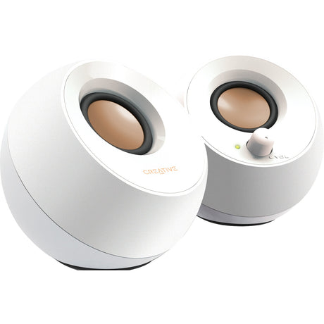 Creative Pebble PC-Lautsprecher (weiß, USB)
