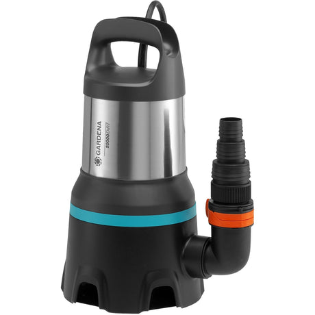 Gardena Schmutzwasserpumpe 20000 Aquasensor Tauch- und Druckpumpen (Edelstahl schwarz, 9044-20)