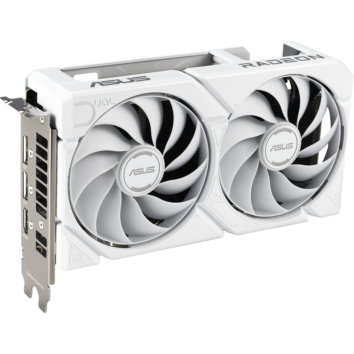 Asus Radeon RX 9060 XT Dual White Edition 16GB Grafikkarte (weiß, RDNA4, GDDR6, 2x Display Port, 1x HDMI 2.1)