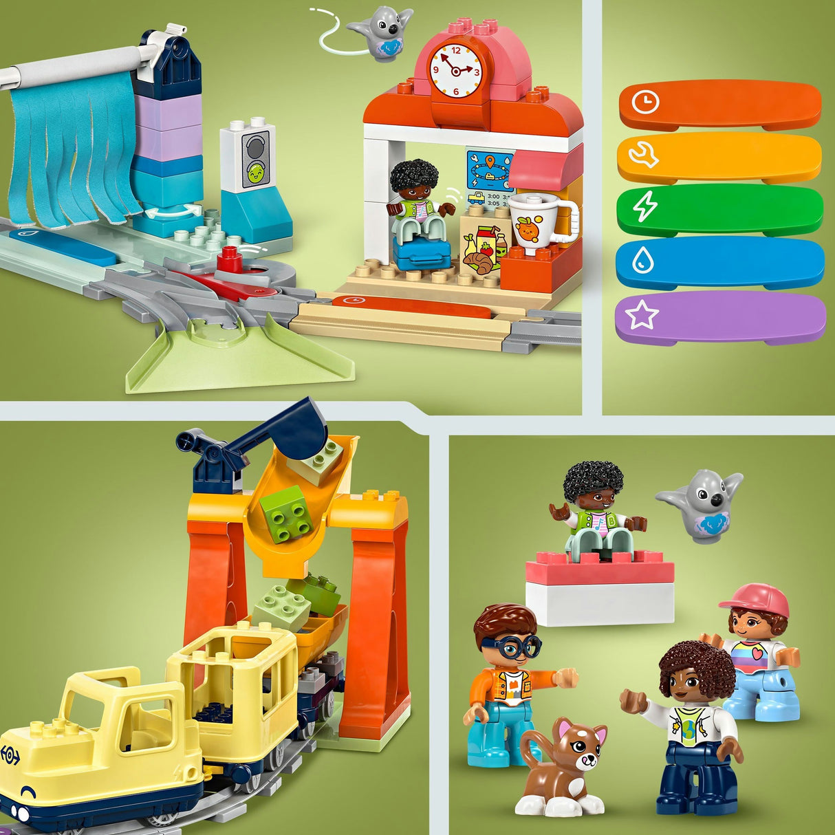 Lego Duplo Town 10428 großer interaktiver Nachbarschaftszug