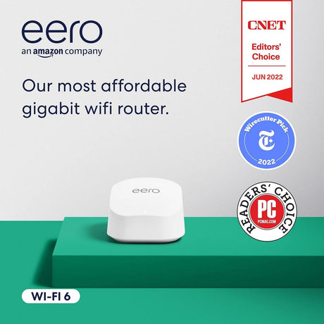 Eero 6+ Mesh WLAN-Router Mesh-Router (weiß)