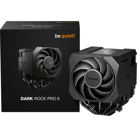 Ruhig sein! Dark Rock Pro 6 CPU-Kühler (schwarz, 4-Pin-PWM-Lüfteranschluss)