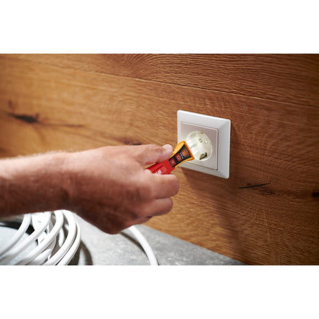 Wiha Spannungsprüfer Spannungsdetektor, einpolige 12 – 1.000 V AC Erkennungsgeräte (rot gelb, inkl. 2x AAA-Batterien)