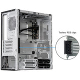 Chieftec uni bs-20b-op Mini-Tower-Gehäuse (schwarz | 3x USB-A | 1x USB-C)