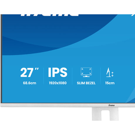 Iiyama Prolite xb2797hsu-w1 27 Monitor (weiß (matt), 120 Hz, HDMI, Display-Port, USB, Audio)