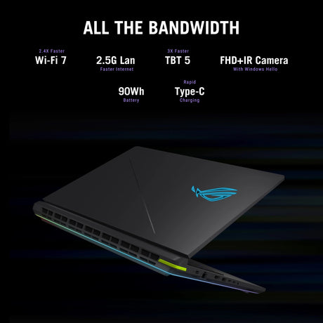 Asus rog strix g18 g815lp-s9164w 18 gaming laptop (donkergrijs | ultra 9 275hx | rtx 5070 | 32 gb | 1 tb ssd)