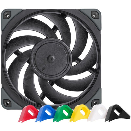 Noctua nf-a12x25 pwm chromax.black.swap Gehäuselüfter (schwarz, 120 x 120 x 25 mm)