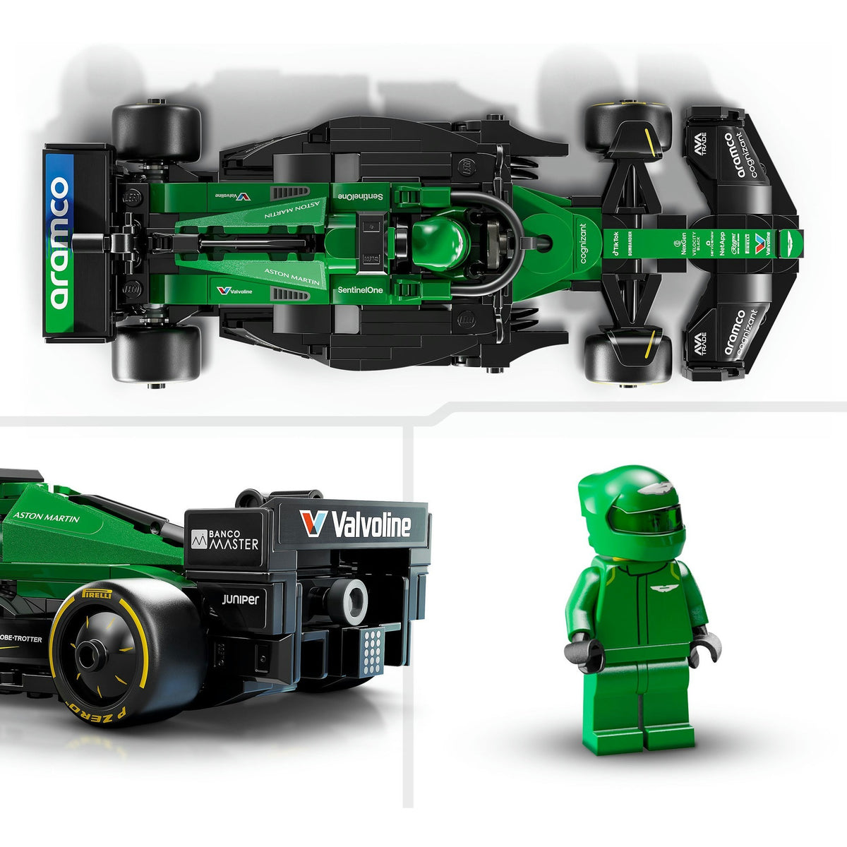 Lego Speed Champions Aston Martin Aramco F1 AMR24 Rennwagen-Set – 77245